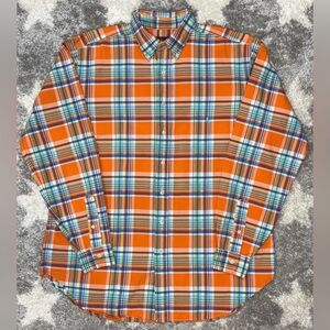 Ralph Lauren Men's Long Sleeve Plaid Button Down Shirt Size Large Tall